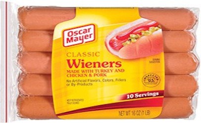 Oscar Mayer Franks, Cheese Turkey, Classic, Hot Dogs